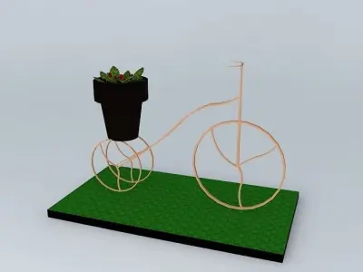Garden bike Free 3D model