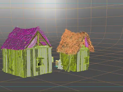 Shacks part 2 3D model