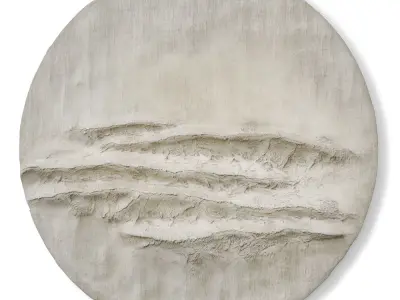 Simonallen sculptor Reef original art plaster 3D model
