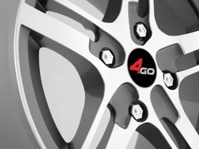 4go wheel rims 3D model by VisuArt3D