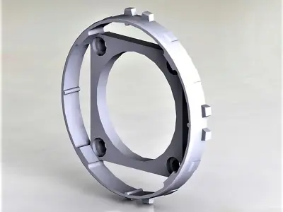 Plastic part for vacuum rate  3D model