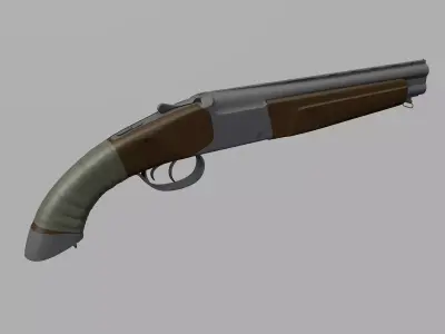 Gun IZH 27m 3D model