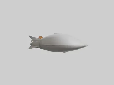 Personal Space Travel 1 Low-poly 3D model