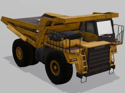 Industrial Machine 3D Model Low-poly 3D model