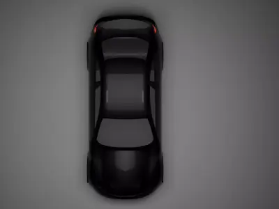 Low Poly  Car Game Ready Clean Topology FBX OBJ Free low-poly 3D model