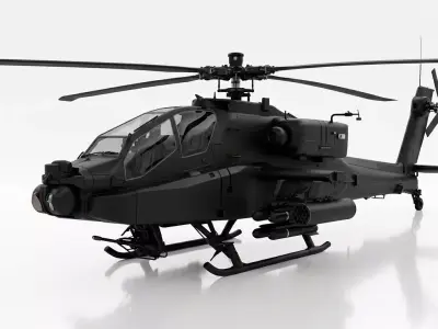 Tactical Attack Helicopter 3D model