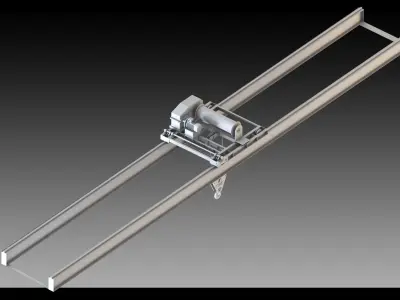 16 Overhead Cranes- Vol 01- High detail 3d models Low-poly 3D model