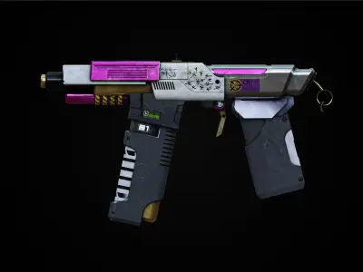 Mashine gun 3D model purchase