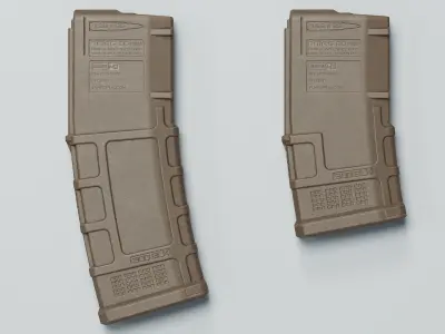 PMAG AR 300 B GEN M3 - Replica Low-poly 3D model