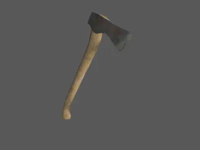 Old Axe Free low-poly 3D model