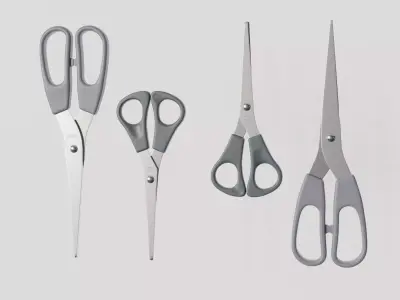 Scissors set 3D model