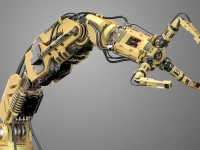 Robotic Arm 2 rigged 3D model purchase