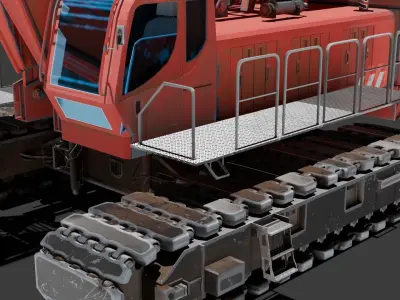 Crawler Crane  3D model