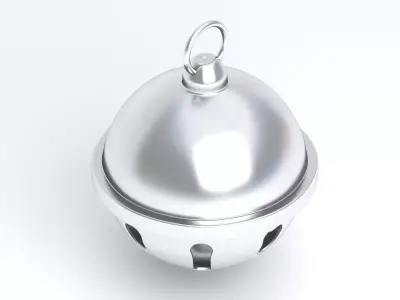Jingle bell Silver 3D model