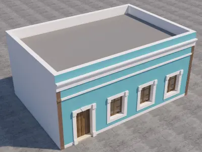 Mexican House 3D model 5
