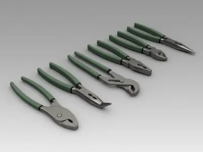 Pliers  3D model purchase