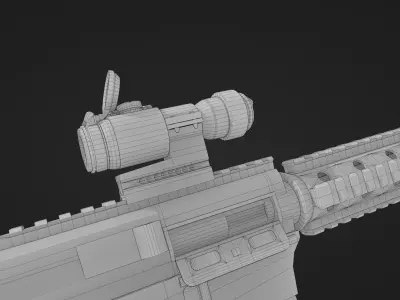 FREE Colt M4 Free low-poly 3D model
