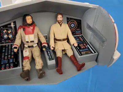 Tantive IV Corellian Corvette Custom Vehicle Playset 3D print model