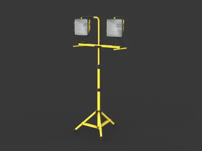 Halogen work lights  3D model