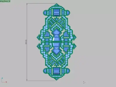  Diamond Brooch 3D print model