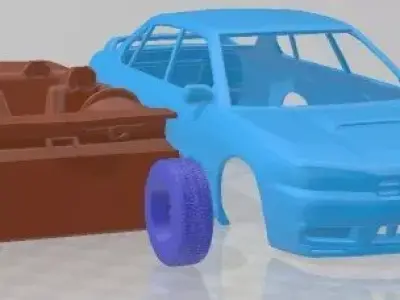 Subaru Legacy 1994 Printable Car 3D print model