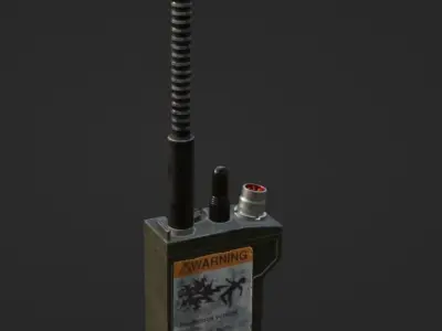 Walkie Talkie Low poly Low-poly 3D model