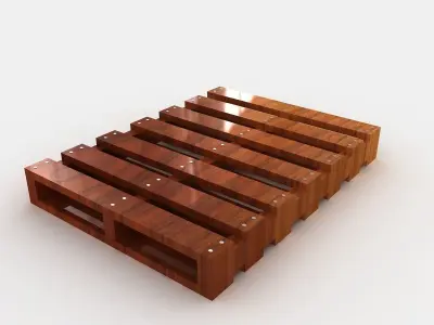 Wood Pallet 3D model buy