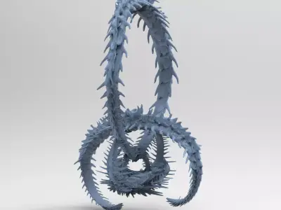 Japanese Genma Spine claw  3D model