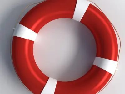 Safety Ring Float 3D model