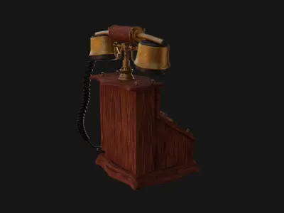 Old phone 3D model 3D model