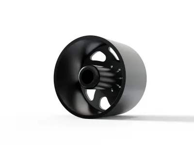 FRONT SPECIALITY FORGED D007 WHEEL 3D MODEL 3D model