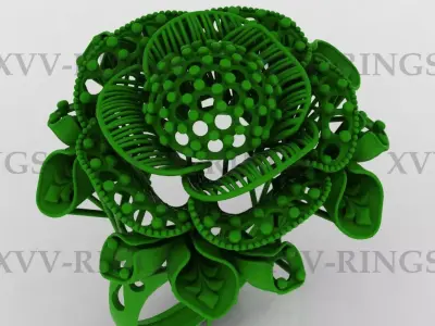 NEW TURKISH RINGS LOT XVSS-01 TO 10 3D print model