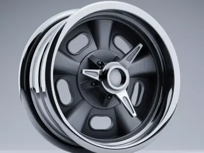 ET Wheels by Team III Wheels INDY Low-poly 3D model