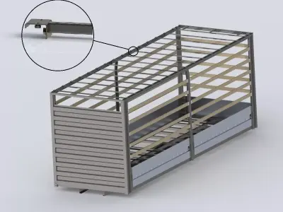 Tarpaulin system  3D model