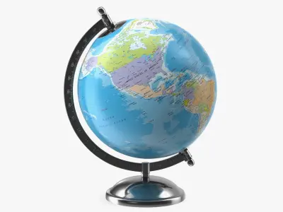 Classic Globe 3D model