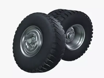 Tyres  Low-poly 3D model