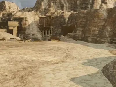 Ancient City Ruins 3D model