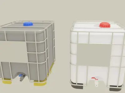 reservoir  1000l 3D model