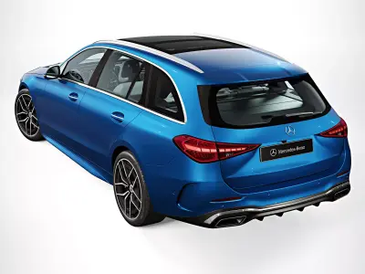2022 Mercedes-Benz C-Class Estate 3D model