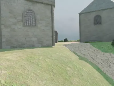 Abandoned Island Village 3D model