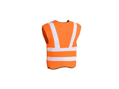 Realistic Worker Vest 008 Low-poly 3D model
