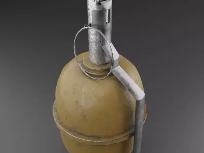 Grenade RGD-5  Free low-poly 3D model
