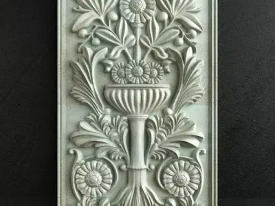 Classic Carving Ornament 002 3D model