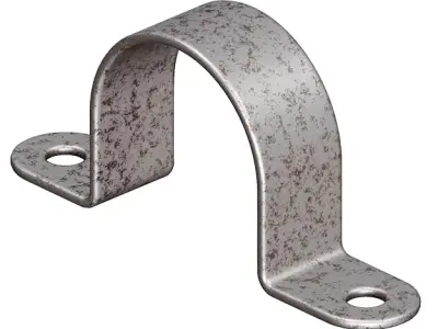 Rusty Saddle Clamp 3D model
