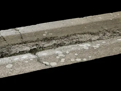 Concrete gutter 01 Texture