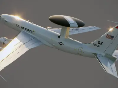 E-3 Sentry AEWC 3D model
