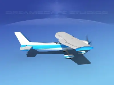 Cessna 150 Commuter V08 3D model