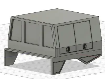 WPL C44KM 1 16 SCALE CAMPER CABIN  BED 3D print model