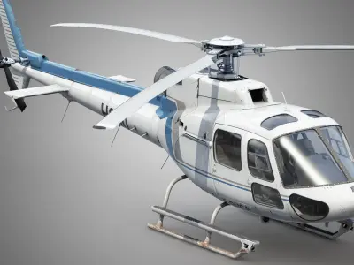 Eurocopter H125 Private 3D model
