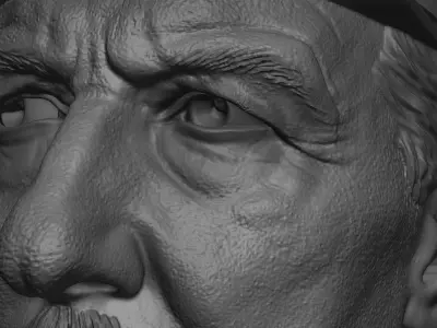 Charles de Gaulle 3D print model